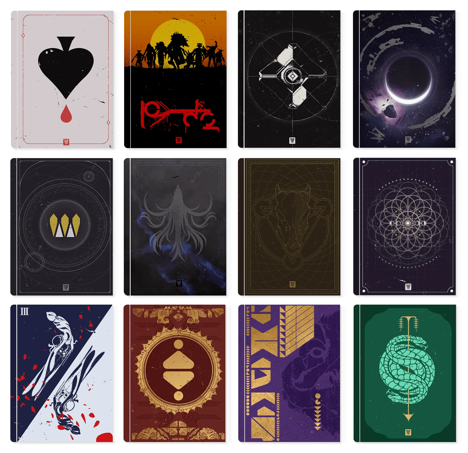 Lore book cover set