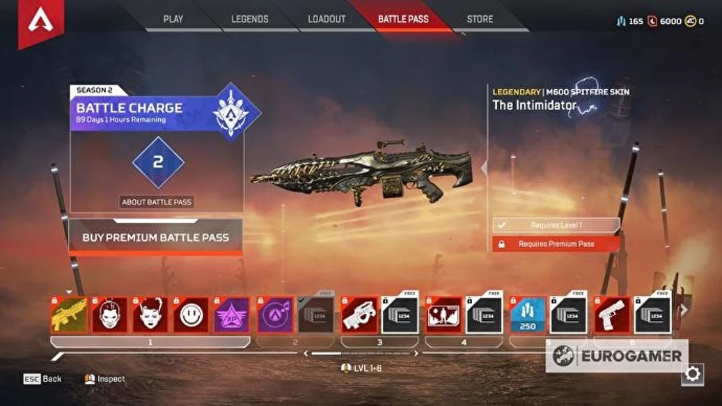 Apex Legends Battle Pass reference