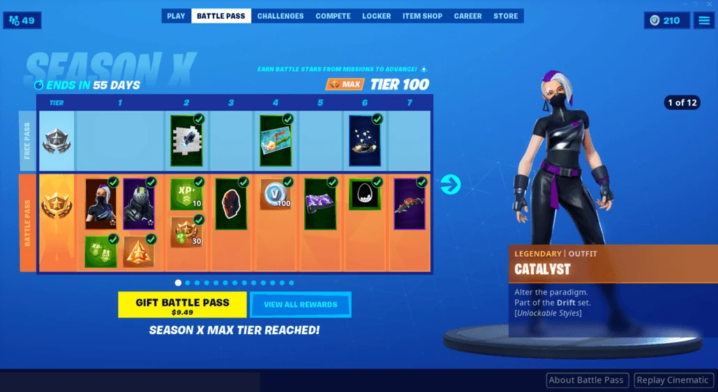 Fortnite Battle Pass reference