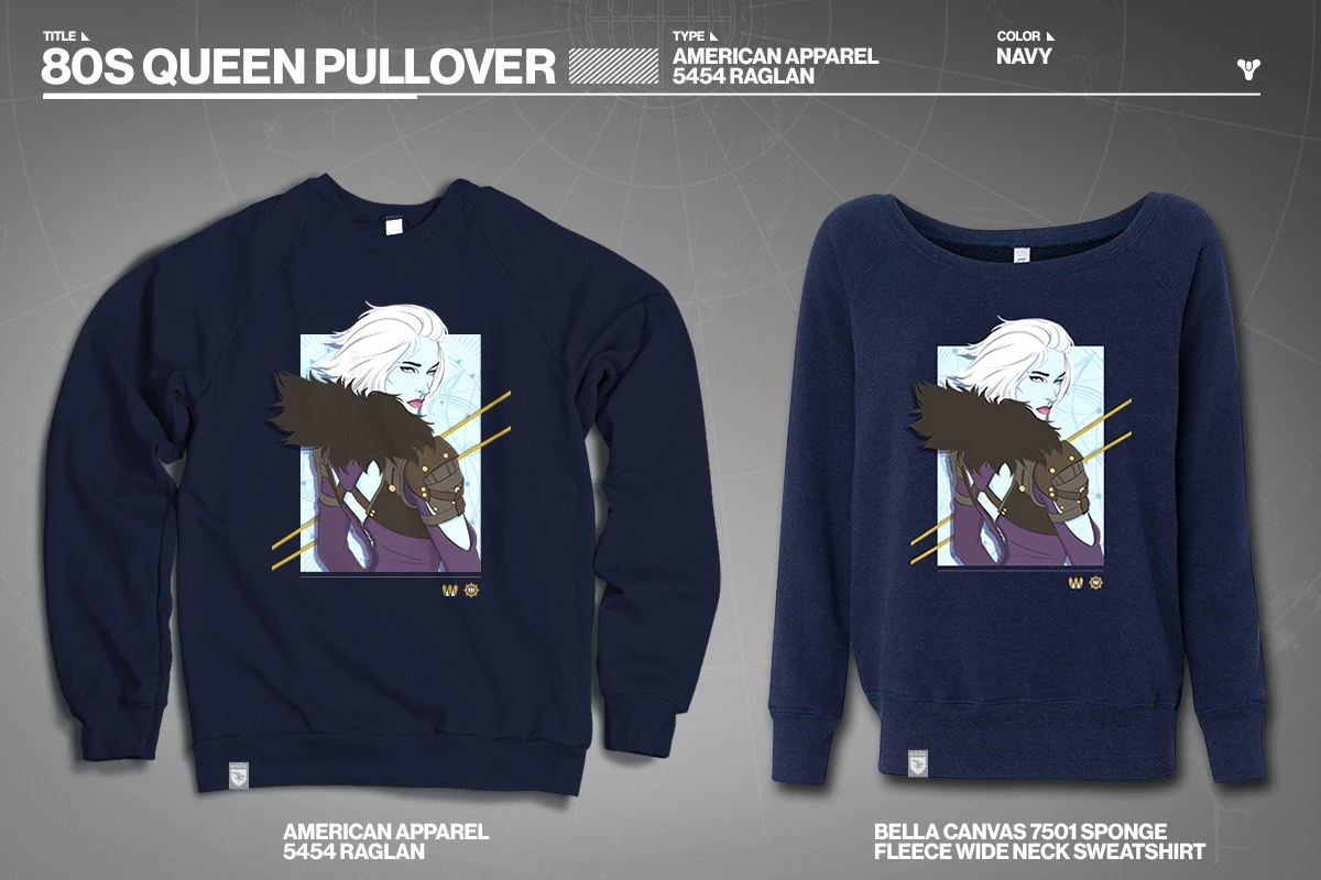 80s Queen pullover shirt design